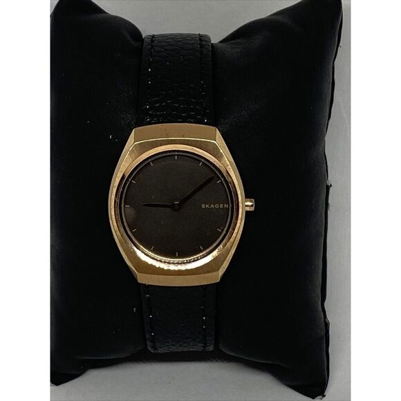 Skagen Asta SKW2651 Women\'s Black Leather Analog Dial Quartz Wrist Watch JK592 main image 9